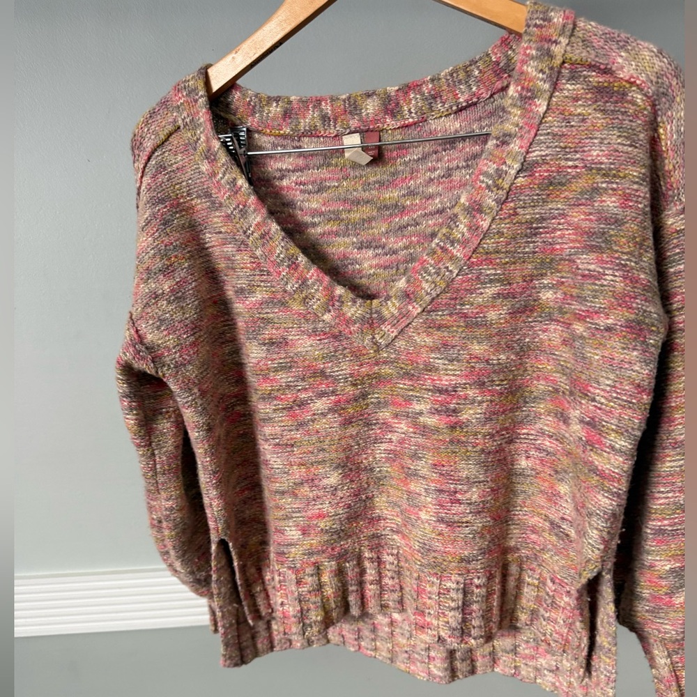 Pilcro Multitone V-Neck Sweater